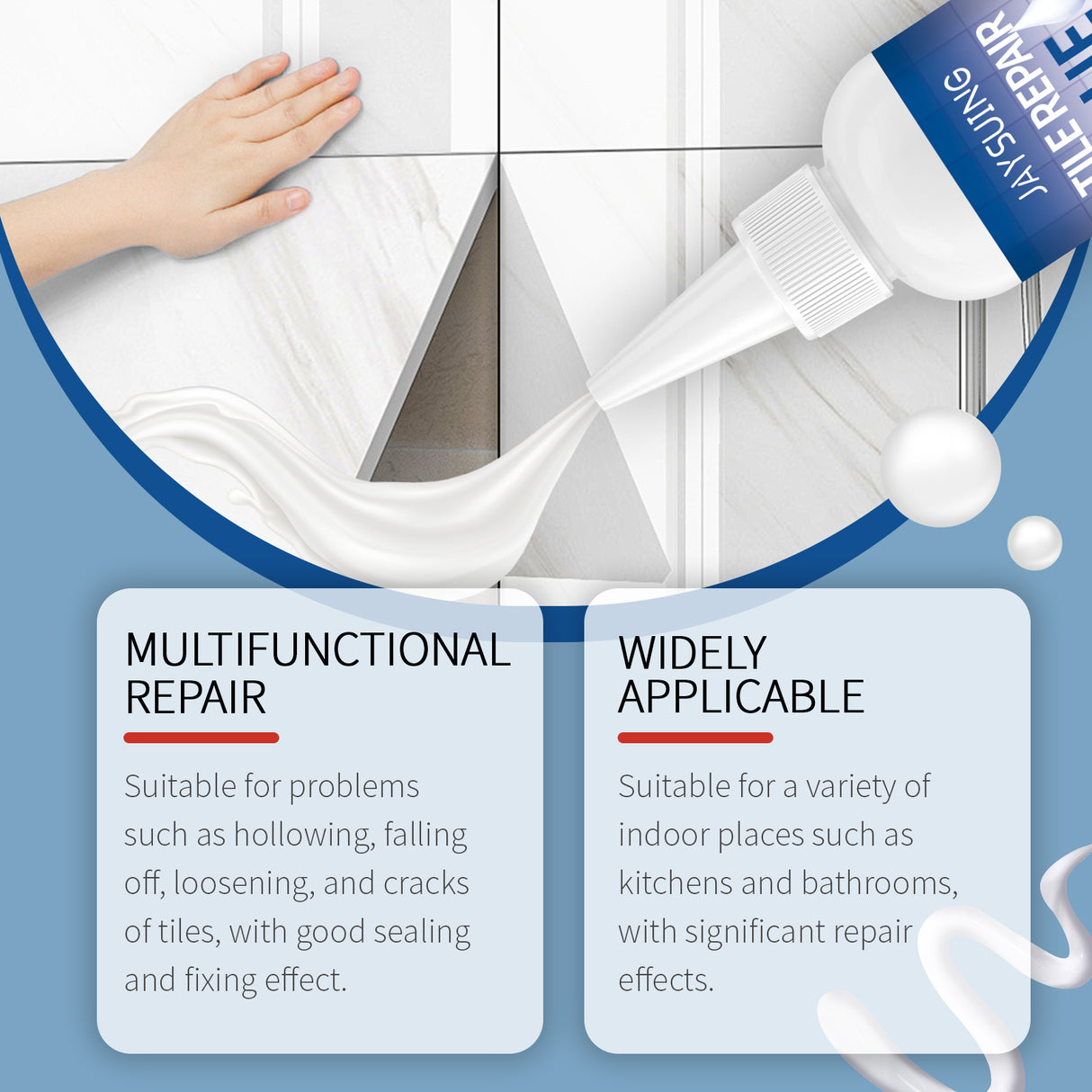 Tile Repair Glue Living Room Kitchen Floor Cracks Waterproof Repair Leak Seal Repair Tile Glue - V.I.P Digital Presence