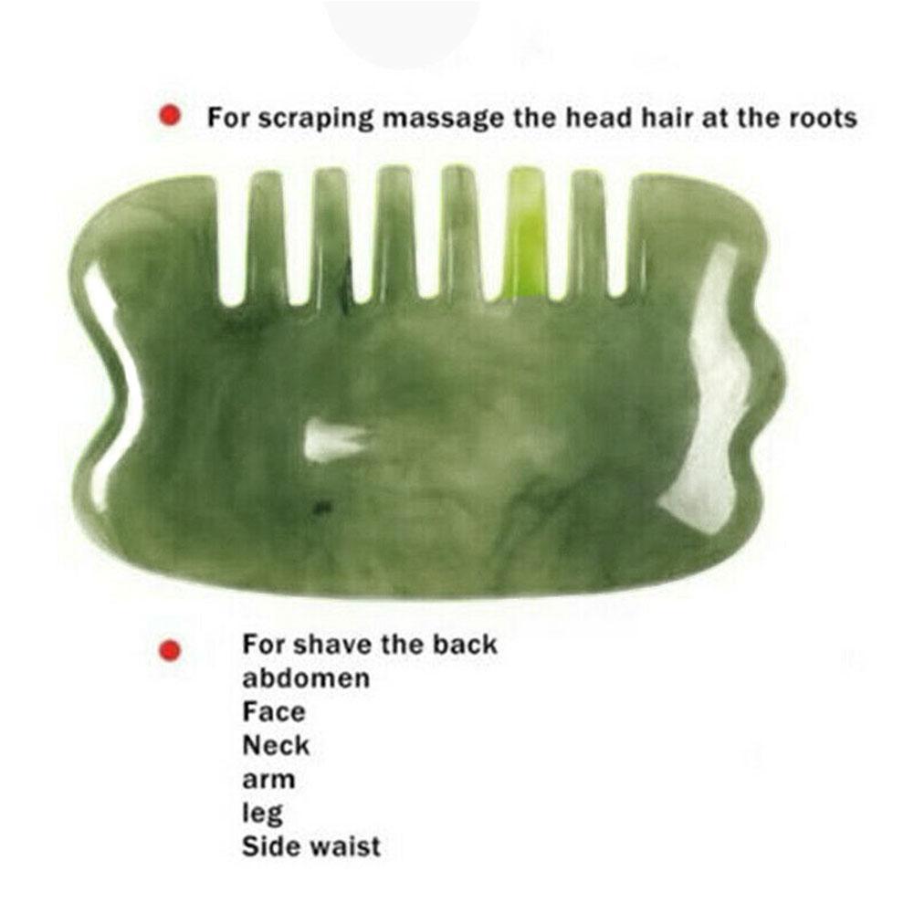 Jade Face Roller Gua Sha Massager Natural Real Stone Scraper Care Massage Tools Face Gouache Skin - V.I.P Digital Presence