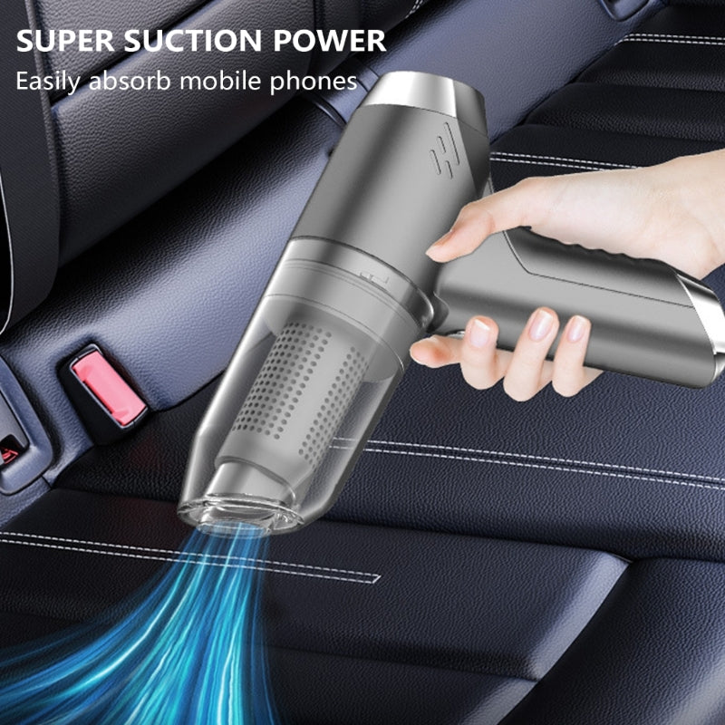 Wireless car vacuum cleaner small handheld blowing and suction dual-use with super large suction power for locomotives - V.I.P Digital Presence