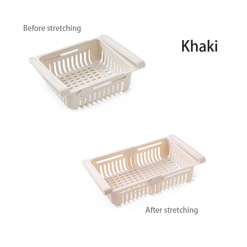 Retractable Refrigerator Divider Organizing Storage Rack Home Storage Rack Preservation Pull-Out Classification Box Refrigerator Partition Frame - V.I.P Digital Presence