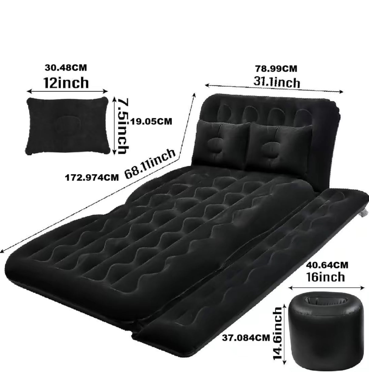 RoadNest Inflatable Car Bed