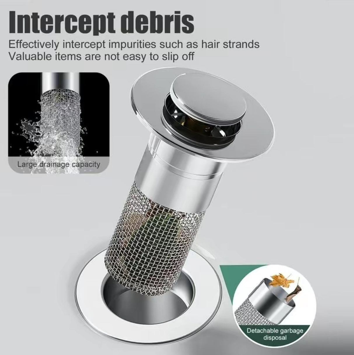 No Clog Drain Catcher