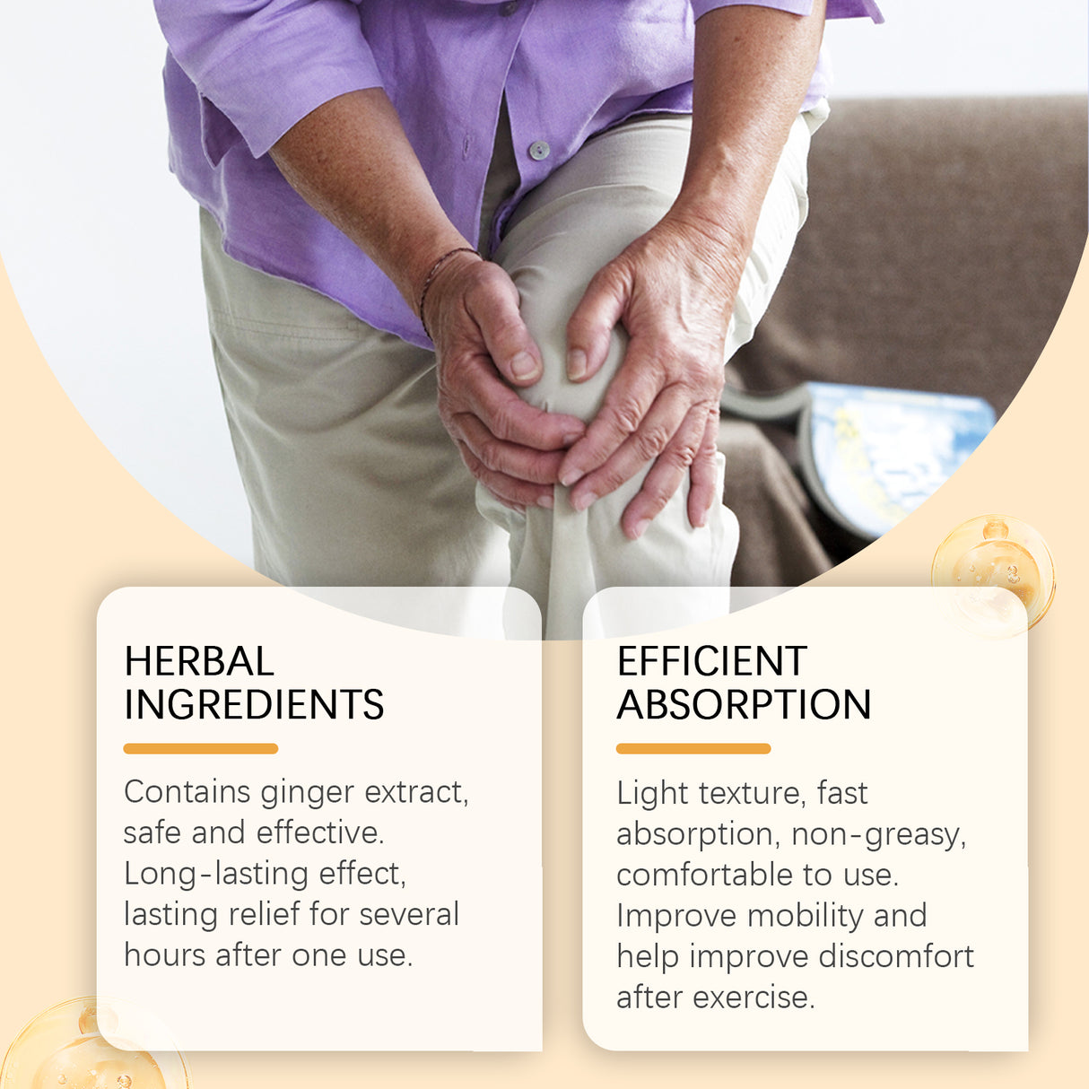 Ginger Herbal Cream Herbal Cream A Body Massage For Comfort On The Knee - V.I.P Digital Presence