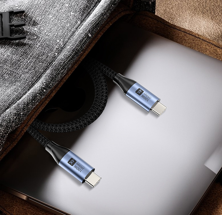 Data cable 100W mobile phone computer fast charging hard drive high-speed transmission 4k screen mirroring - V.I.P Digital Presence