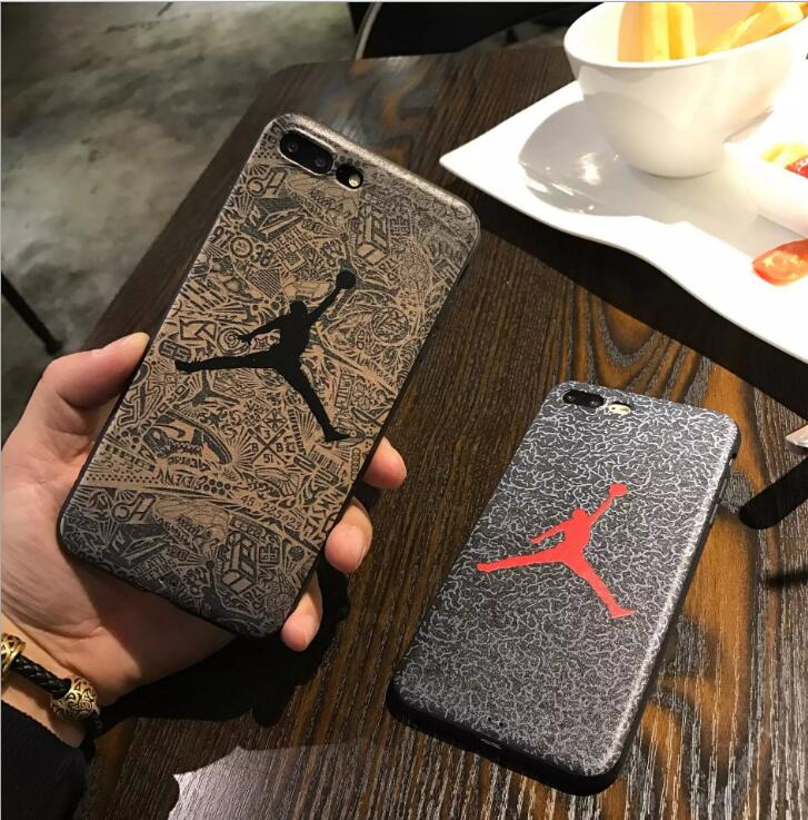Baloncesto Deporte Mate Coque Otoño Para Coque Iphone X 6 6 s 7 8 Plus 6 s 6 plus 7 Plus 8 Plus Abdeckung Capinha Ayfon 7 Nba