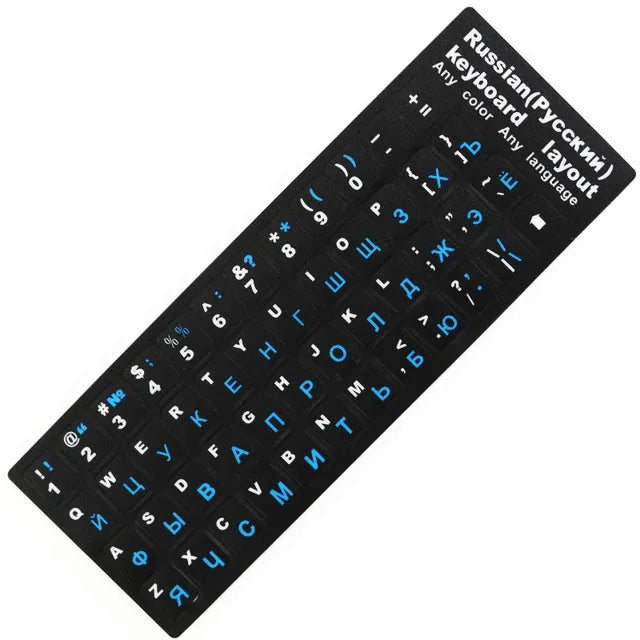 Russian Keyboard Cover Stickers For Mac Book Laptop PC Keyboard Computer Standard Letter Layout Keyboard Covers - V.I.P Digital Presence