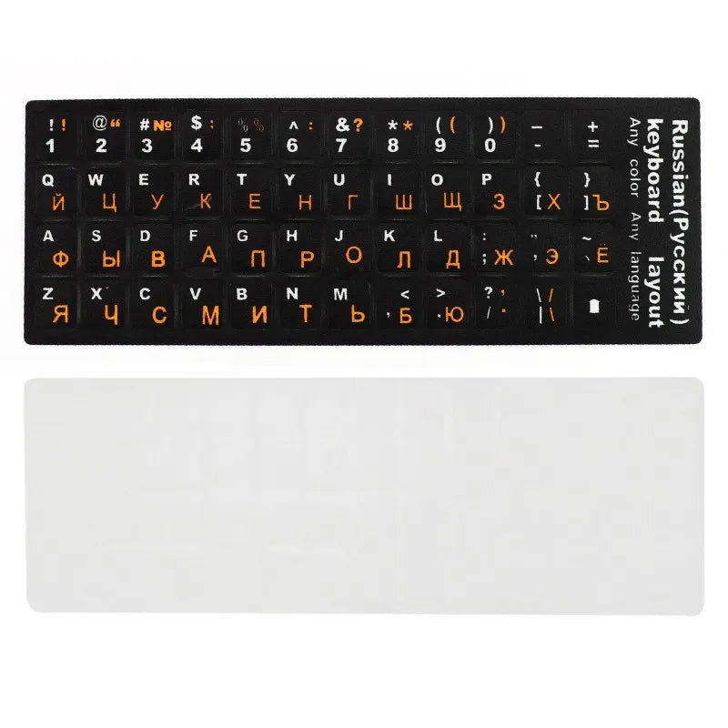 Russian Keyboard Cover Stickers For Mac Book Laptop PC Keyboard Computer Standard Letter Layout Keyboard Covers - V.I.P Digital Presence