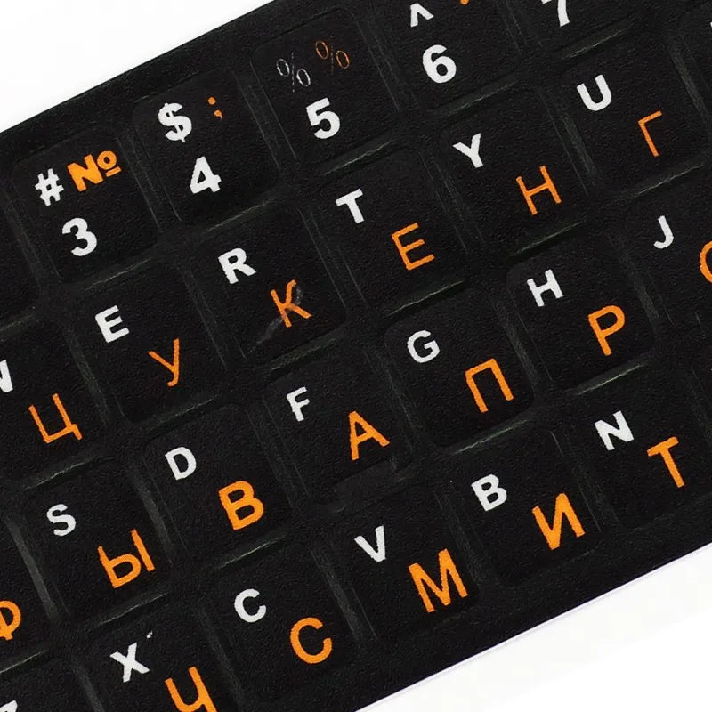 Russian Keyboard Cover Stickers For Mac Book Laptop PC Keyboard Computer Standard Letter Layout Keyboard Covers - V.I.P Digital Presence