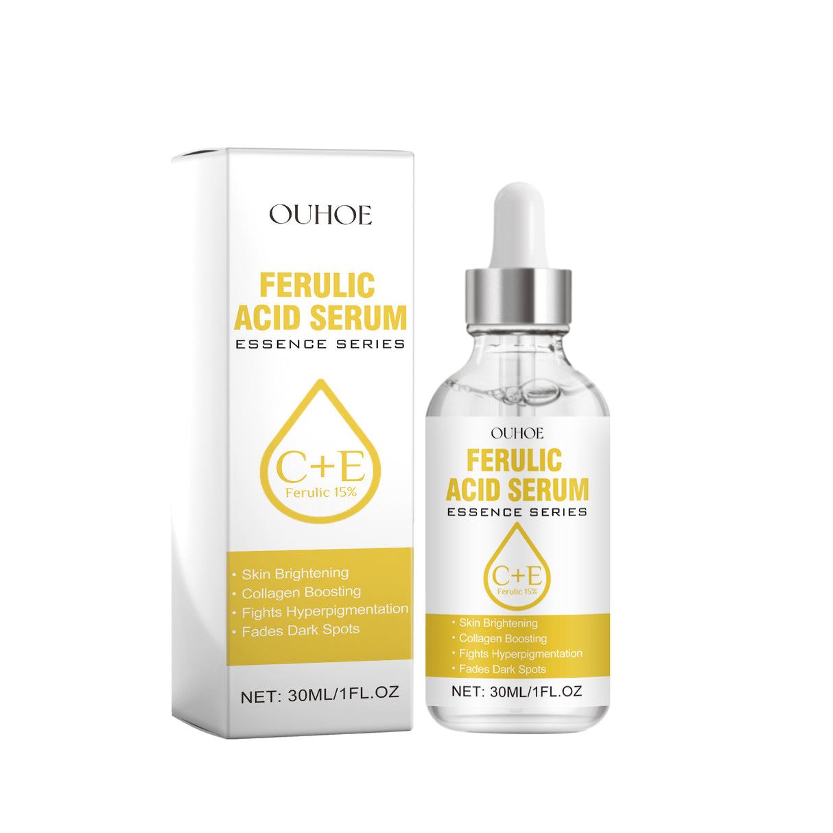 Ferulic Acid Serum, Lighten Fine Lines And Spots Revitalize Skin Delicate Pores Repair Dry Skin Moisturize - V.I.P Digital Presence
