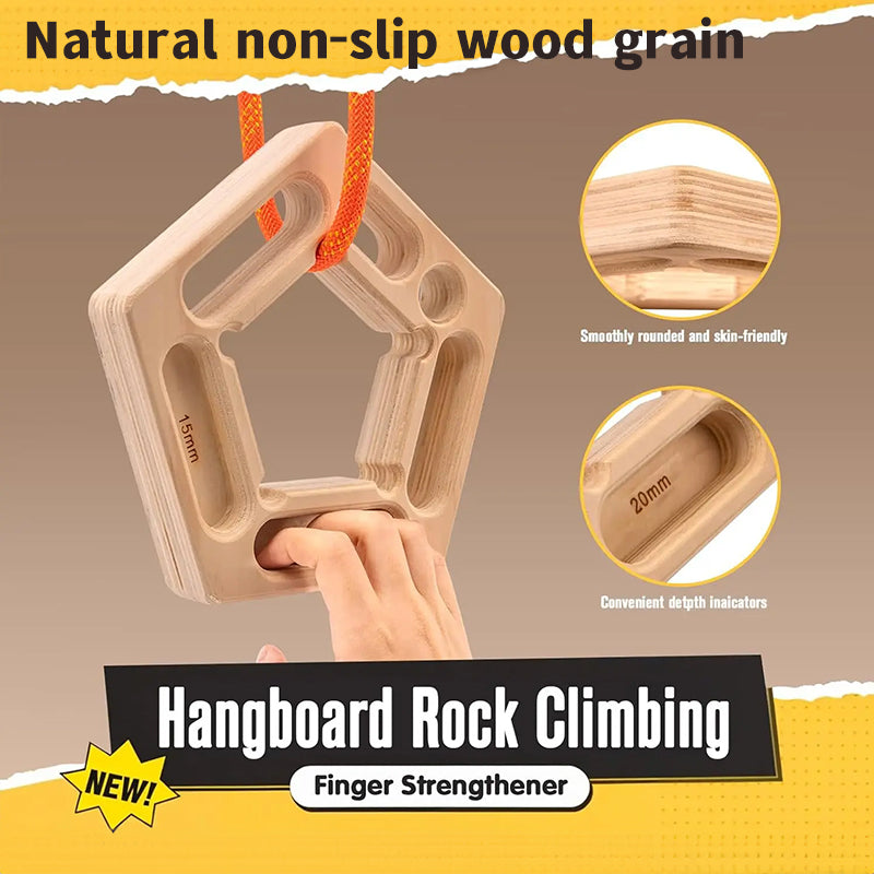 1/2PCS Climbing Pull-Up & Hangboard: Finger & Forearm Strengthener for Rock Climbing Training - V.I.P Digital Presence