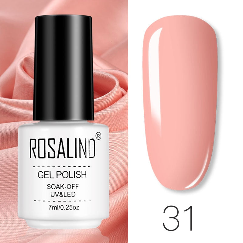 ROSALIND Gel Polish Set Manicure for Nails Semi Permanent Vernis top coat UV LED Gel Varnish Soak Off Nail Art Gel Nail Polish - V.I.P Digital Presence
