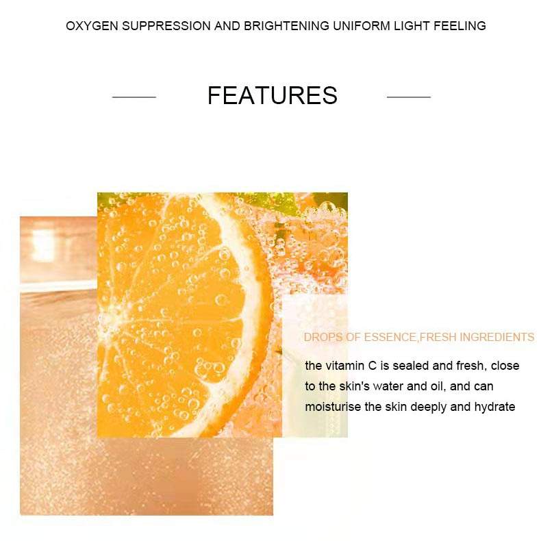 Boquanya Vitamin C essence Solution Moisturizing and staying up late for repairing, brightening skin tone, mild oil control esse - V.I.P Digital Presence
