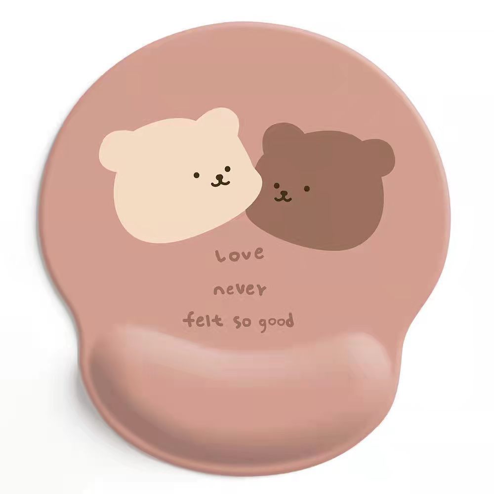 Bear mouse pad wrist mouse pad girls soft pad cute wrist pad 3d silicone wrist pad hand rest - V.I.P Digital Presence