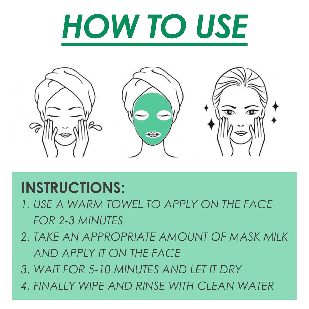 Facial Green Tea Vitamin Cleanse Mask, Facial Acne Deep Moisturizing Smear Delicate Pores Tender Skin - V.I.P Digital Presence