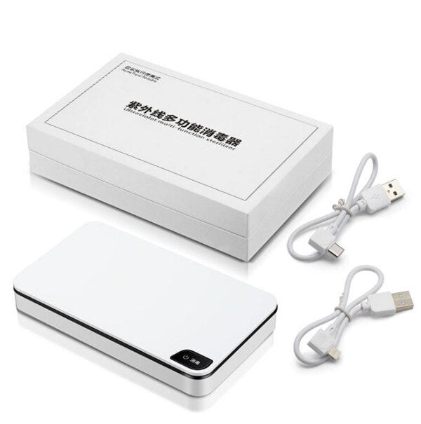 Mask Sterilizer Mobile Phone Wireless Charging Treasure Sterilization UV Sterilizers Multi Functional Portable Disinfection Box - V.I.P Digital Presence