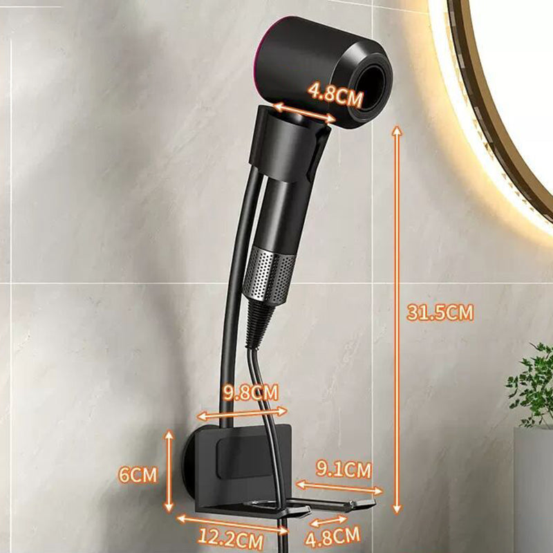 Lazy hair dryer bracket No hand-held hair dryer shelf Wall-mounted no-punching - V.I.P Digital Presence