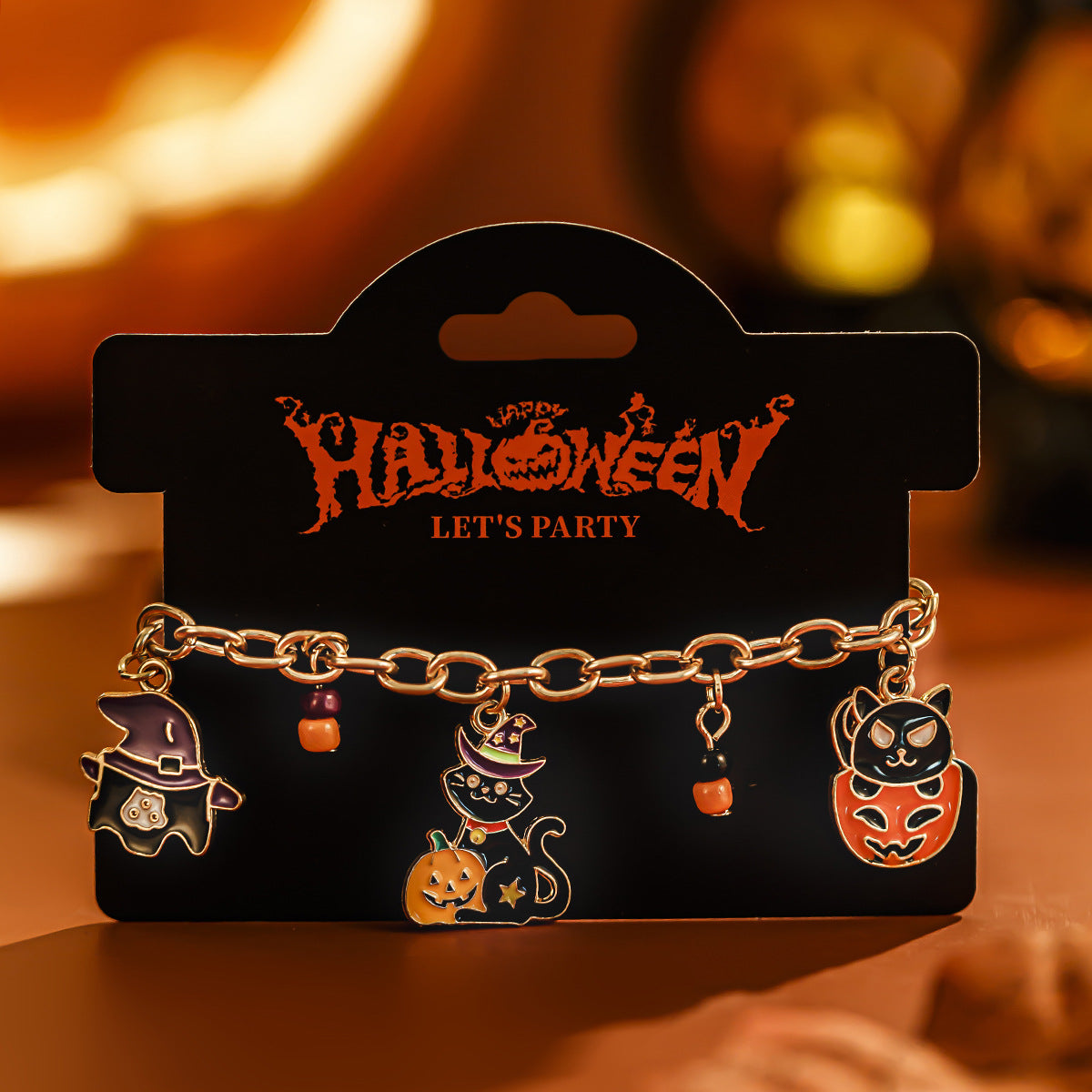 Halloween Party Ghost Bracelet Trendy Girl Pumpkin Festival Alloy Pendant Handmade Girl - V.I.P Digital Presence