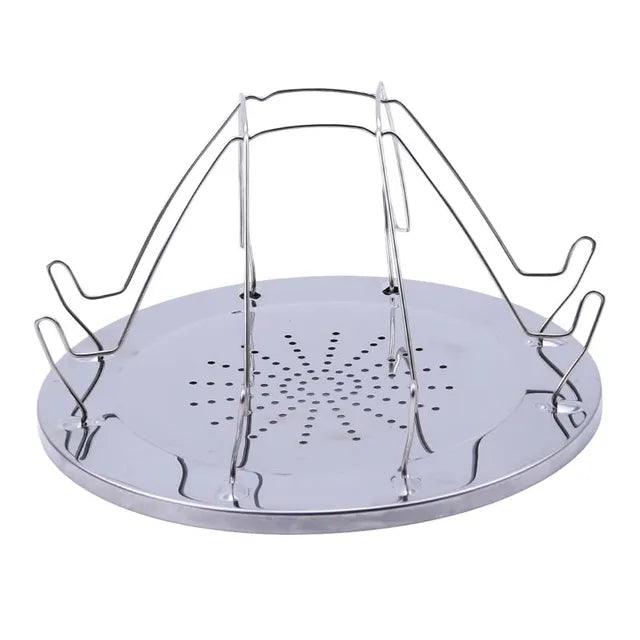 Simple Portable Stainless Steel Toast Rack Outdoor Camping Toaster Folding Portable Grill Multi-Purpose Stove Grill High Quality - V.I.P Digital Presence