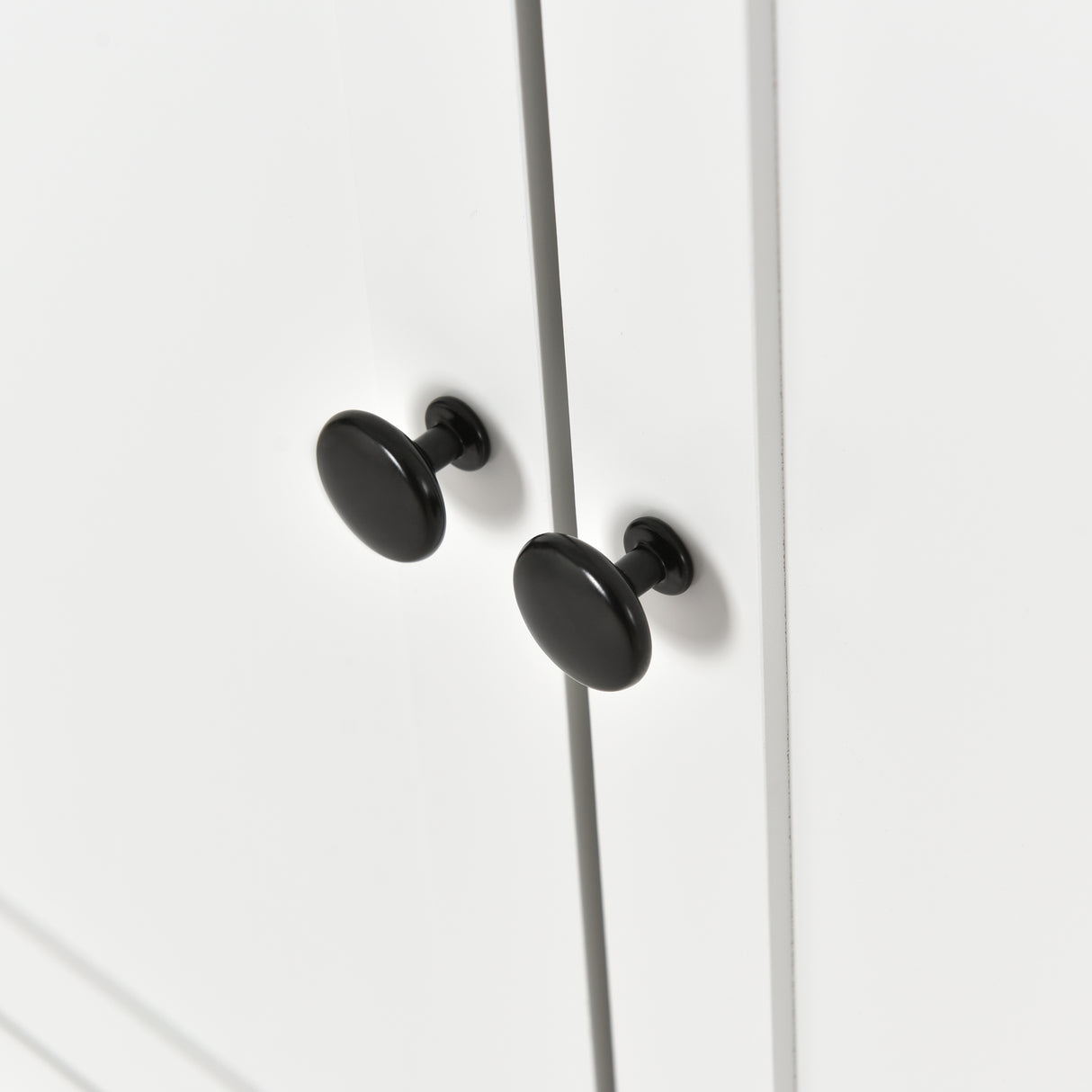 Kitchen Island Cart with Solid Wood Top and Locking Wheels 54.3 Inch Width (White)