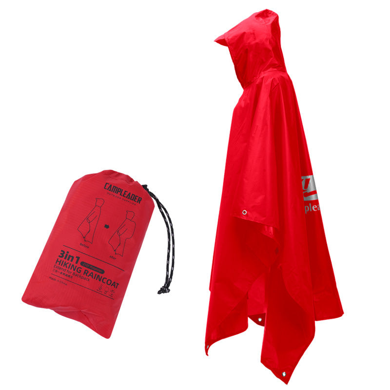 3 - in - 1 Waterproof Rain Poncho for Outdoor Use: Motorcycle, Camping, Hiking & Travel - V.I.P Digital Presence