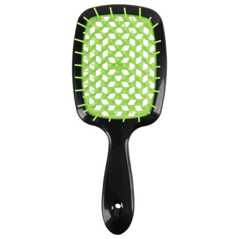 Honeycomb hollow massage comb, smooth hair grid comb, smooth hair dry and wet dual-purpose comb, curly and fluffy hair styling comb - V.I.P Digital Presence