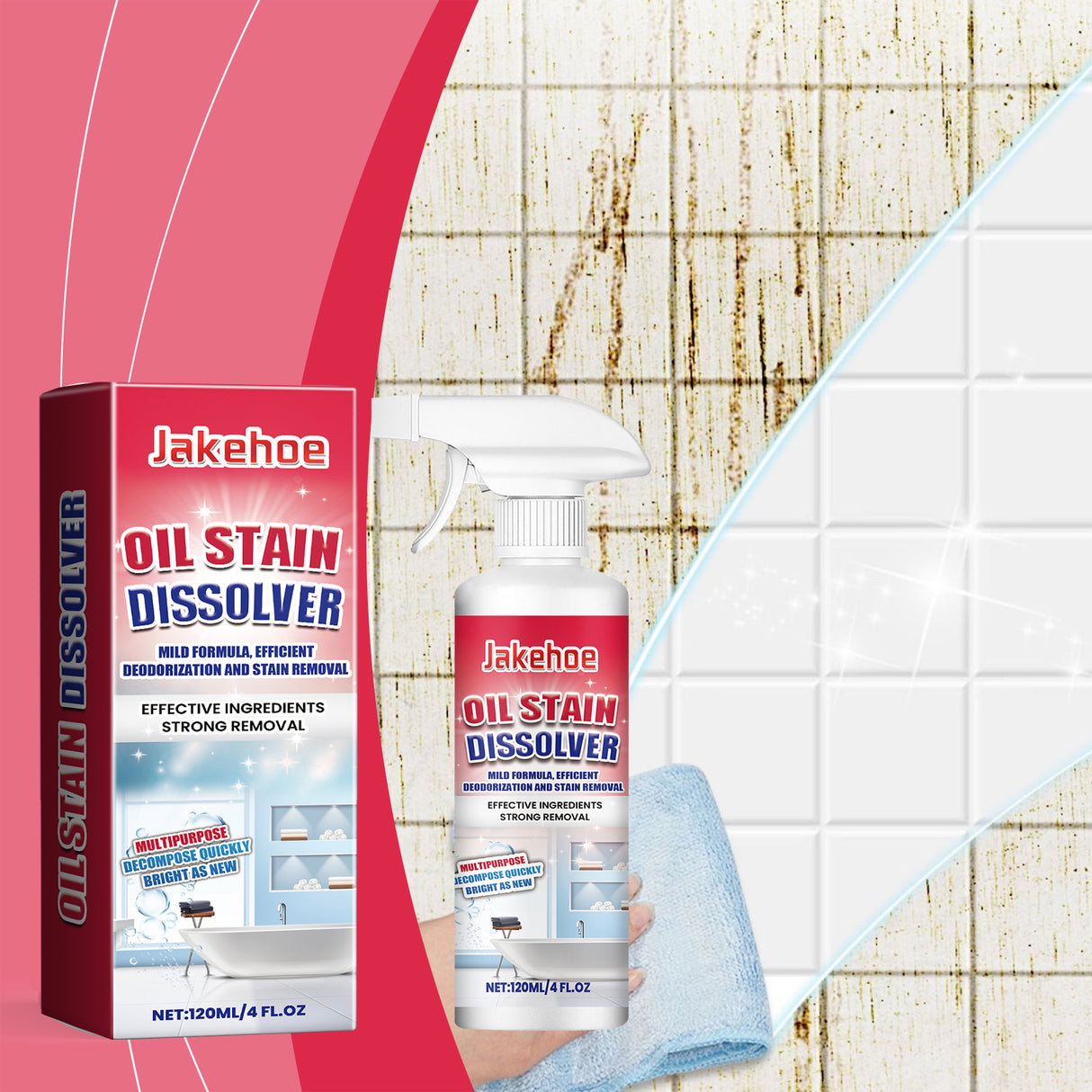 Dirt Dissolver Indoor Wall And Bathroom Tile Dirt Cleaning Multi-Effect Cleaning Spray - V.I.P Digital Presence