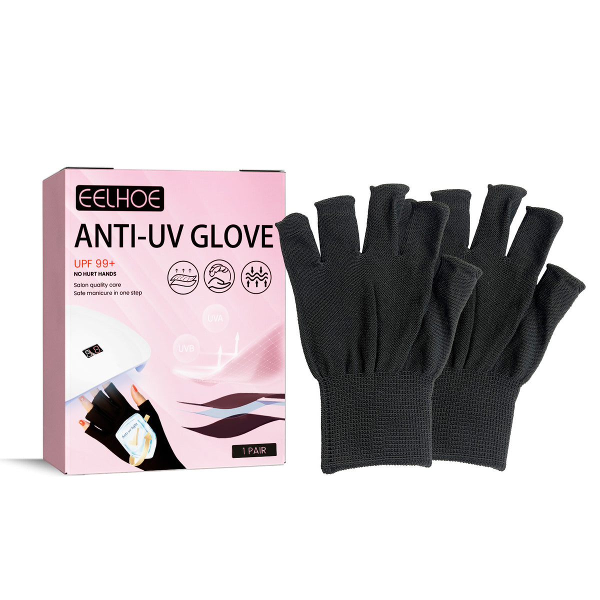 Anti-UV Glove, Anti-Suntan Hand Baking Lamp Blocking Gloves For Nail Lighting - V.I.P Digital Presence