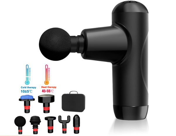Electric massage gun fascia gun with hot and cold therapy fitness exercise muscle relaxation instrument - V.I.P Digital Presence