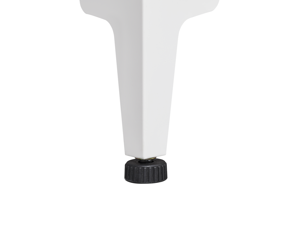 White metal kitchen storage cabinet, kitchen pantry storage cabinet with door and shelf, adjustable leveling feet - V.I.P Digital Presence