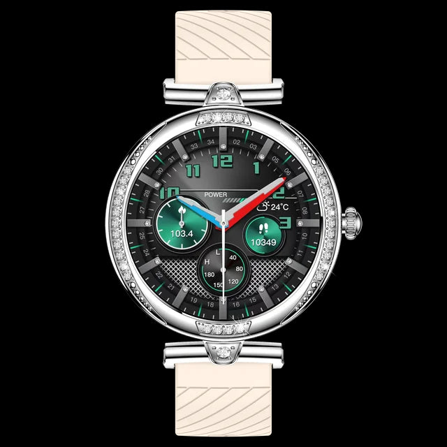 NX17 Pro Smart Watch Fashion Dimanond Ladies Wristwatch Amoled Bluetooth Calling Health Monitoring Women Fitness Smartwatch - V.I.P Digital Presence