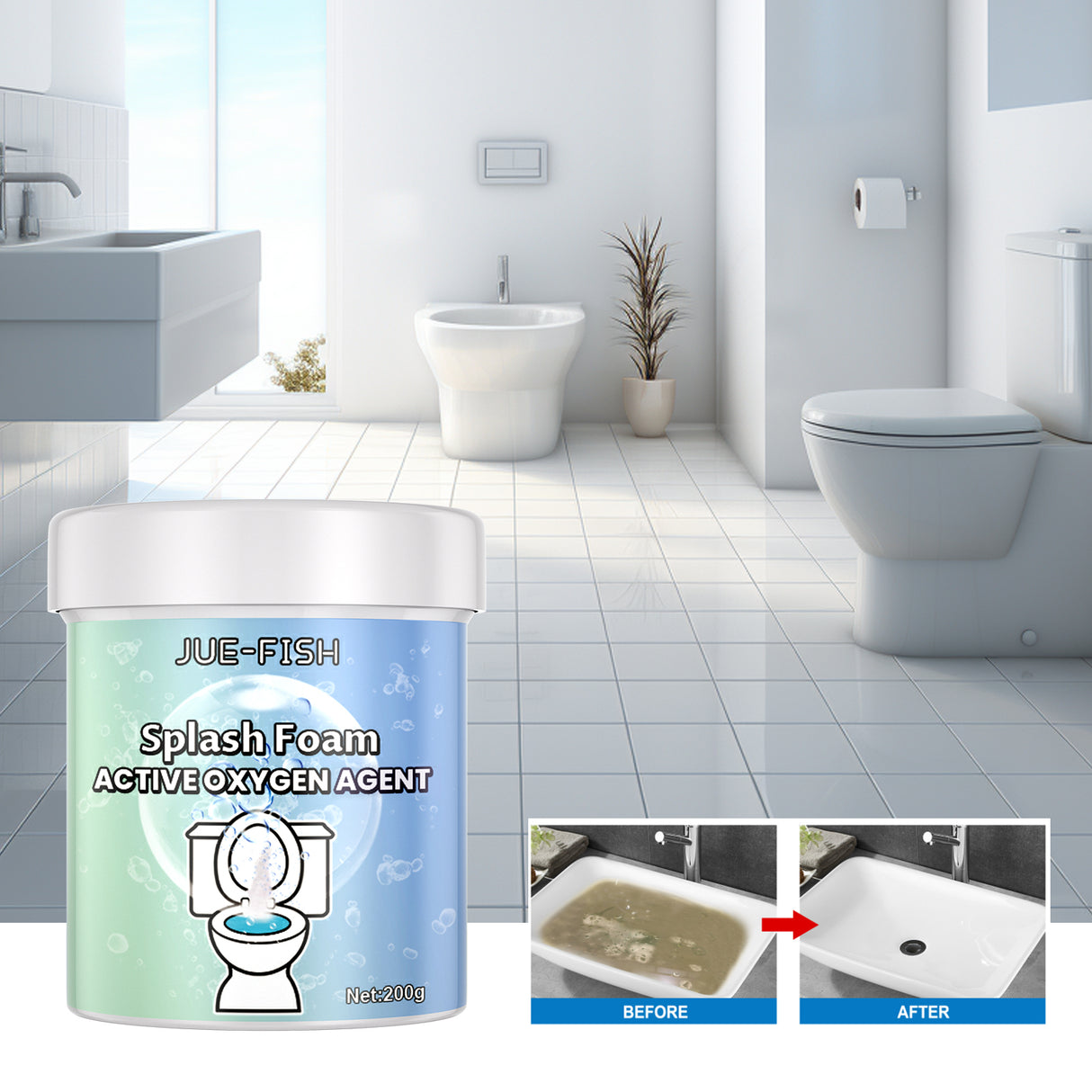 Multifunctional Cleaner, Toilet Toilet Deodorizing And Descaling Kitchen Stove Wash Basin Oil Descaling Agent - V.I.P Digital Presence