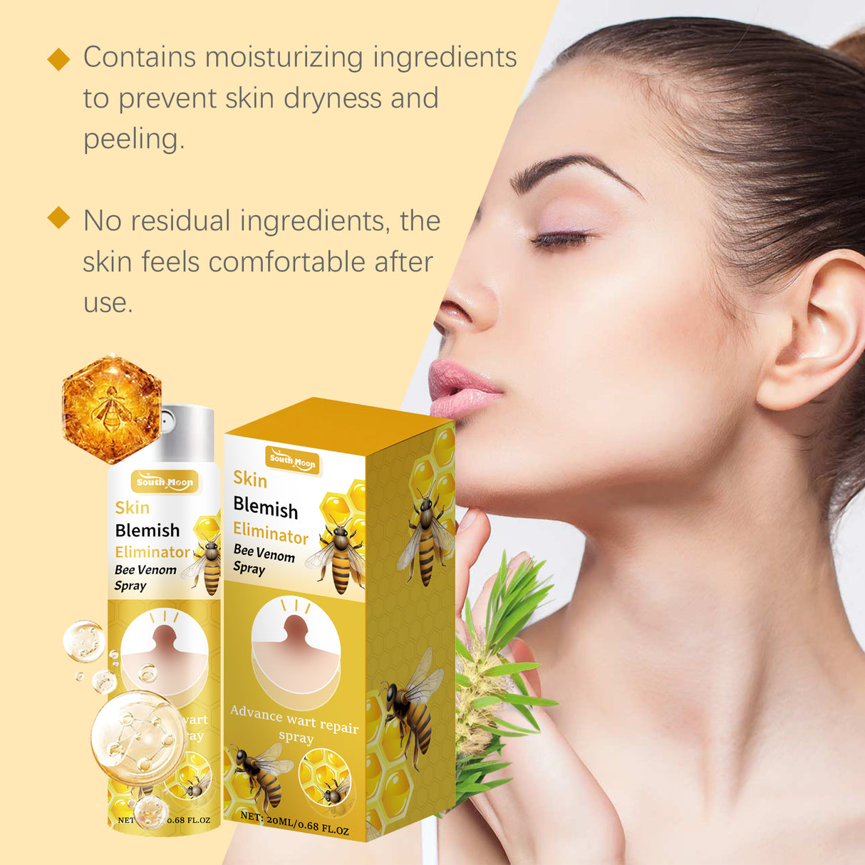 Bee Venom Kew Care Spray Nourishes And Restores Skin Body Kew Care Spray For Skin