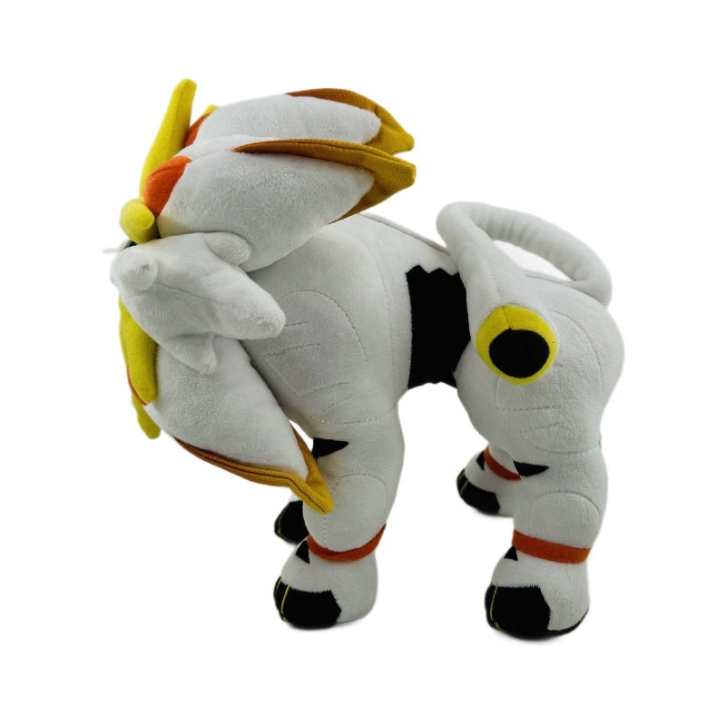 Large Kosmogu white heterochromatic red sun god moon god beast doll Luna Yara Sorgareo - V.I.P Digital Presence