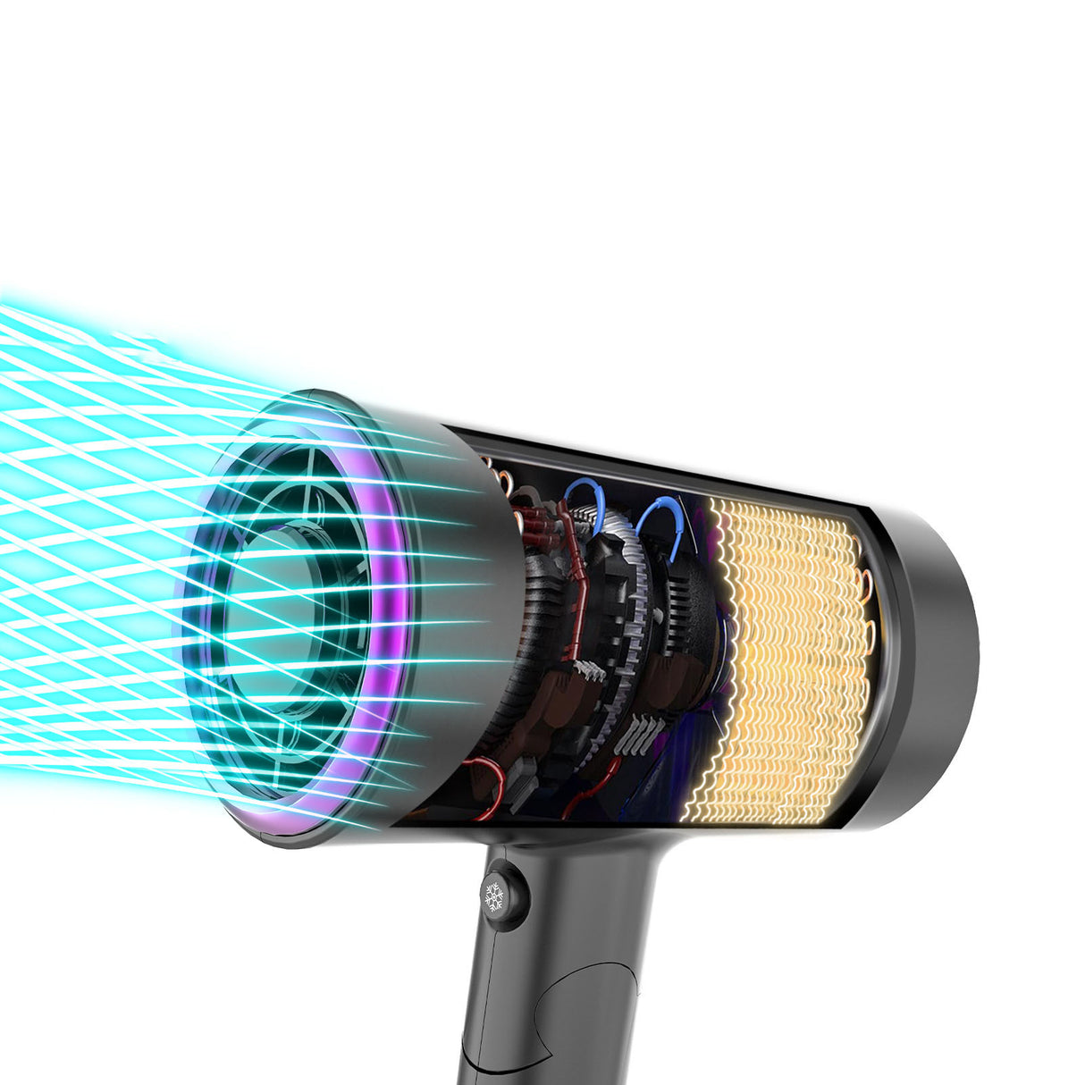 Regulations Hair Dryer Negative Ion Folding Portable High-Power Household Hair Dryer - V.I.P Digital Presence