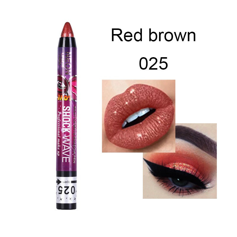 KISS SUSY 36 color eye shadow pencil stick lip pencil 2 in 1 is not easy to smudge - V.I.P Digital Presence