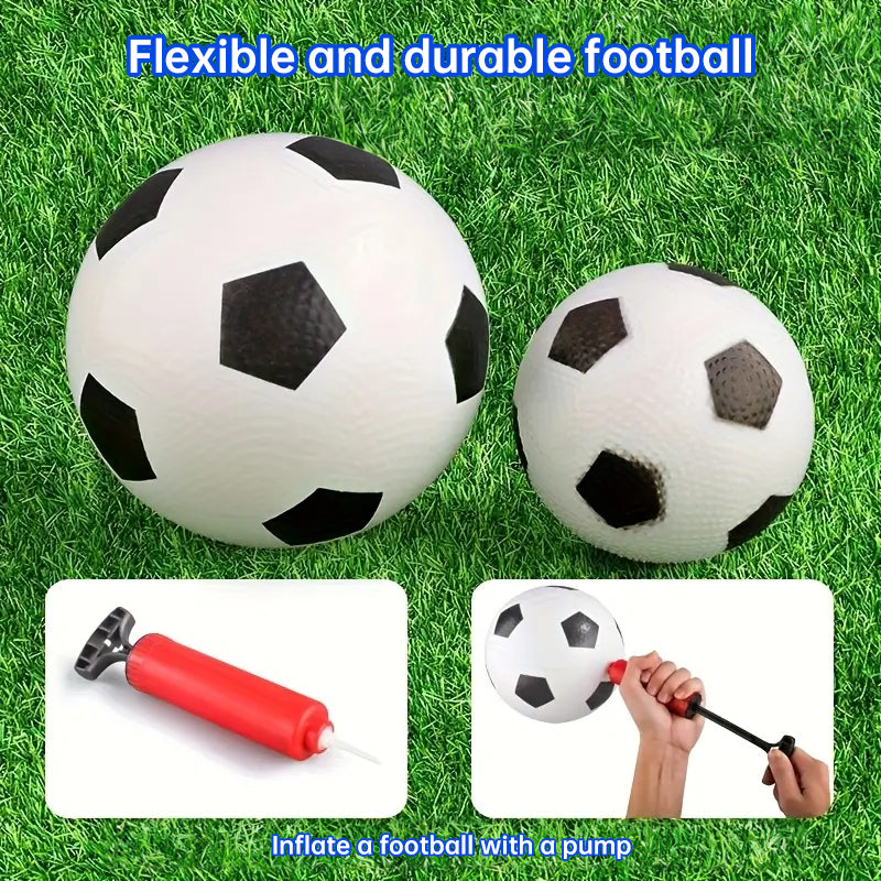 Mini foldable plastic soccer set, detachable posts, high-strength, indoor/outdoor, kids' bday gift - V.I.P Digital Presence