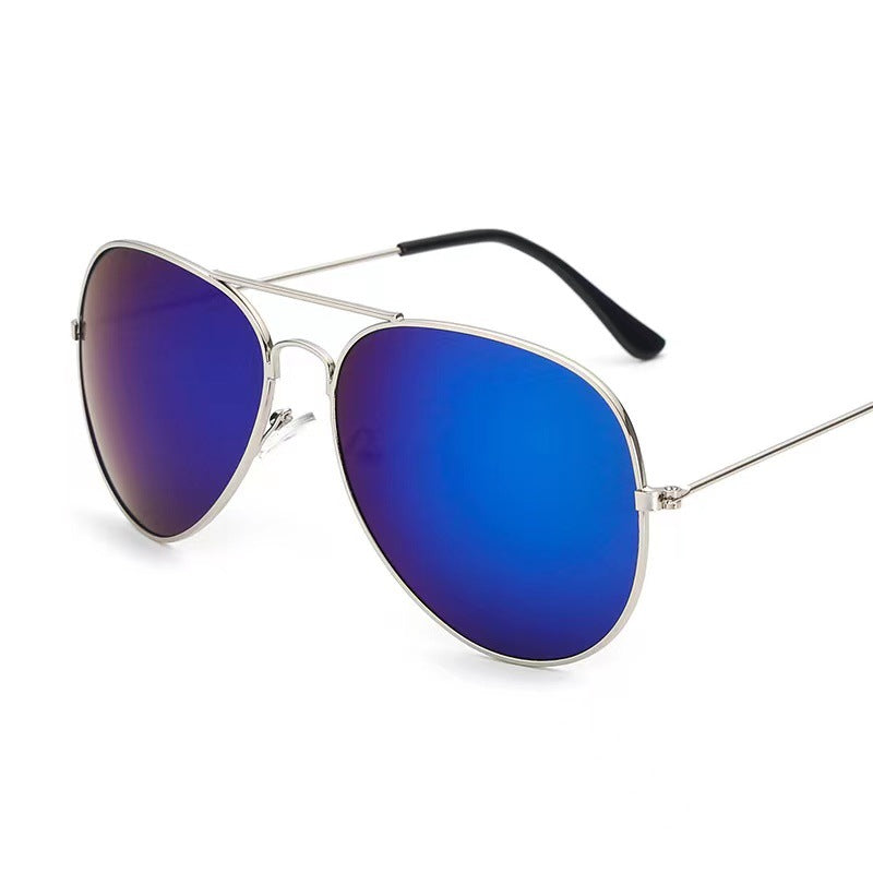 Sunglasses Colorful Toad Glasses Pilot Men And Women Models 3025 Color Film Reflective Sunglasses