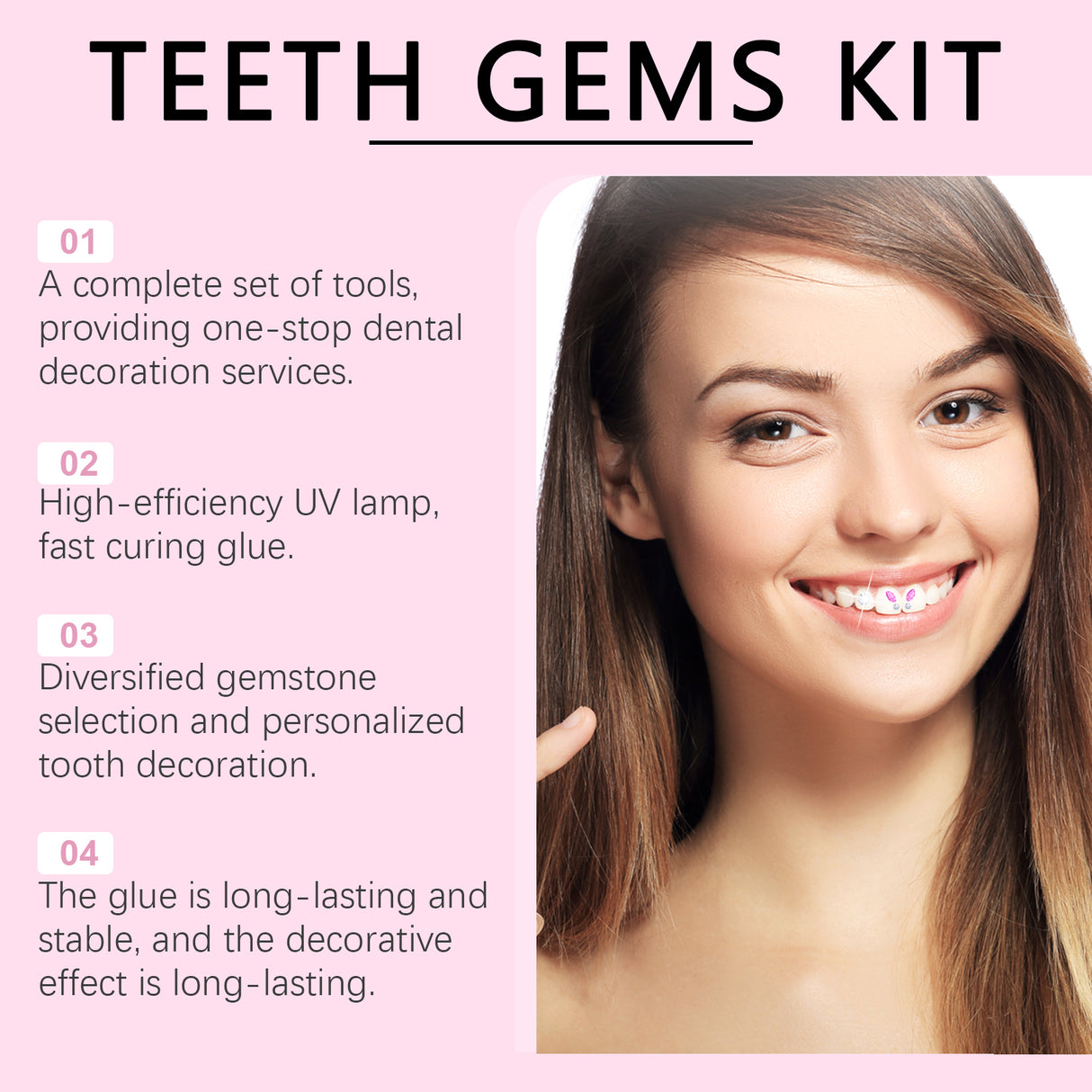 Dental Drill Diy Set Dental Beauty Decoration Drill Combination Personality Shine Smile Diy Dental Drill Set - V.I.P Digital Presence