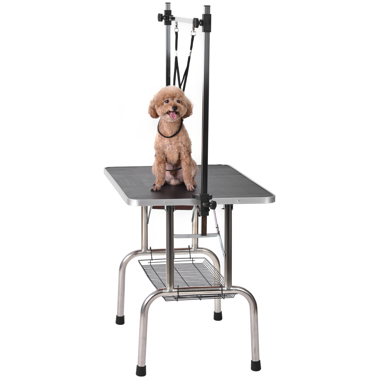 36" Professional Dog Pet Grooming Table Adjustable Heavy Duty Portable w/Arm & Noose & Mesh Tray - V.I.P Digital Presence