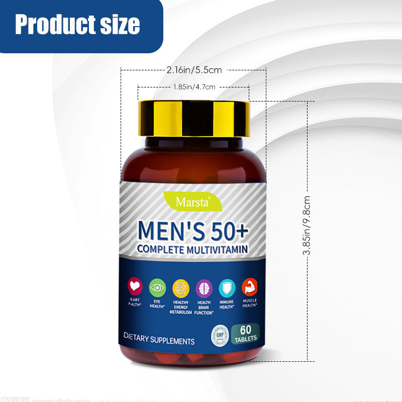 Men's Health Products Men's Multivitamin Tablets MEN'S 50+Complete Multivitamin - V.I.P Digital Presence
