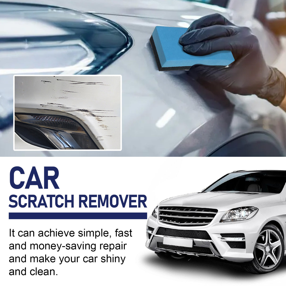 Car Scratch Remover, Repair Car Finish Scratch Polishing Refinish Coating Kit - V.I.P Digital Presence