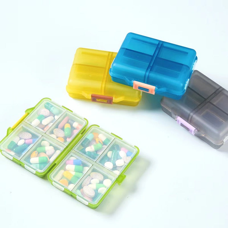 Portable travel medicine box, dustproof sealed small medicine box for the elderly, mini storage box - V.I.P Digital Presence