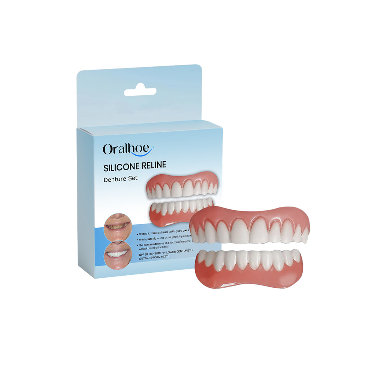 Denture Retouching Kit For Improved Comfort Denture Crevices Beauty Kit - V.I.P Digital Presence