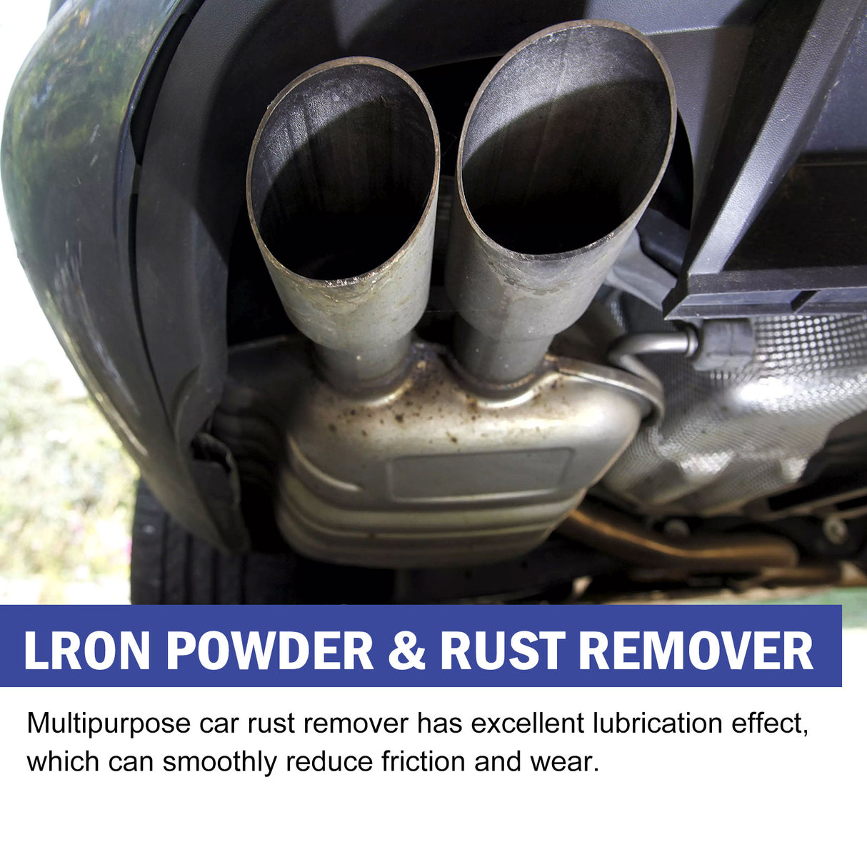 Lron Powder & Rust Remover, Multi-Functional Metal Rust Remover For Automobile And Motorcycle Exhaust Pipe Rust Renovation Maintenance - V.I.P Digital Presence