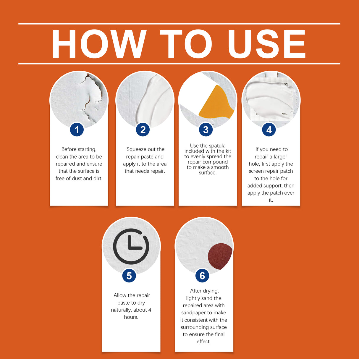 Wall Repair Kit Wall Hole Peeling Repair Wall Paste Cracked Nail Eye Wall Repair - V.I.P Digital Presence