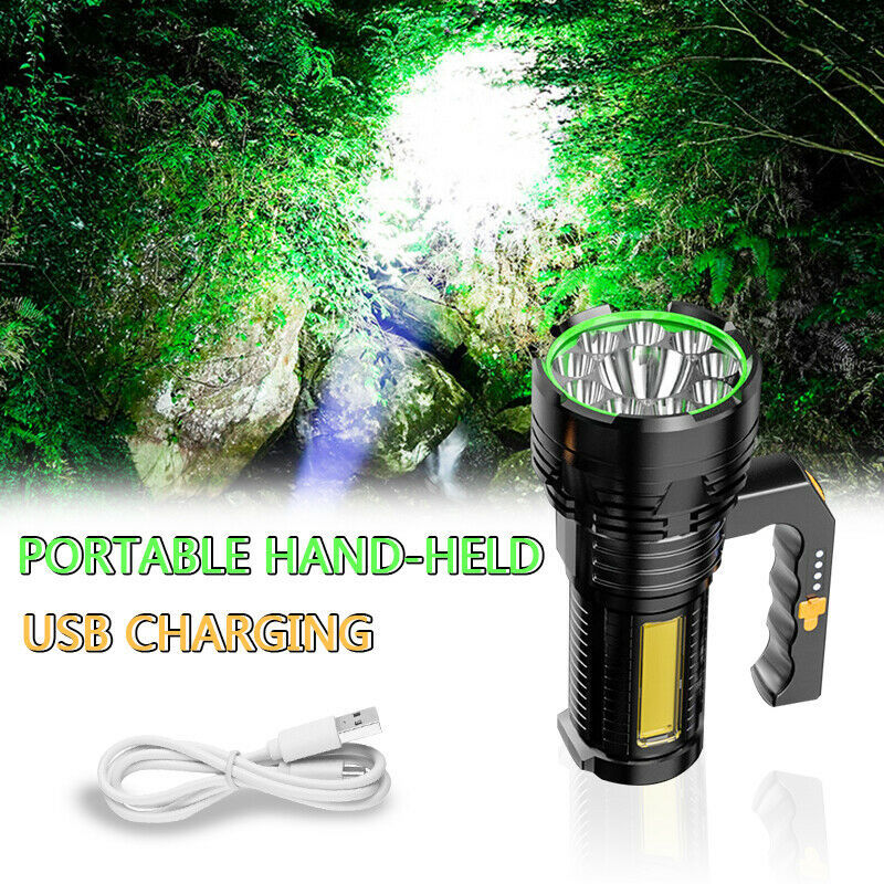 Strong Light Portable Light Flashlight Multi-Function Rechargeable Waterproof Searchlight Outdoor Emergency USB Outdoor Light - V.I.P Digital Presence