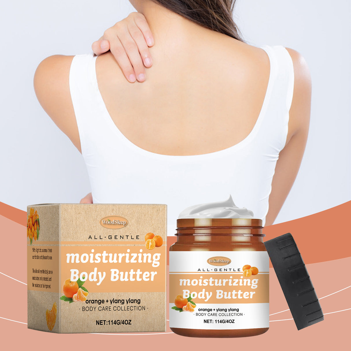Citrus Body Butter Moisturizer Citrus Nourishes Butter Moisturizing, Refreshing And Gentle Skin Care