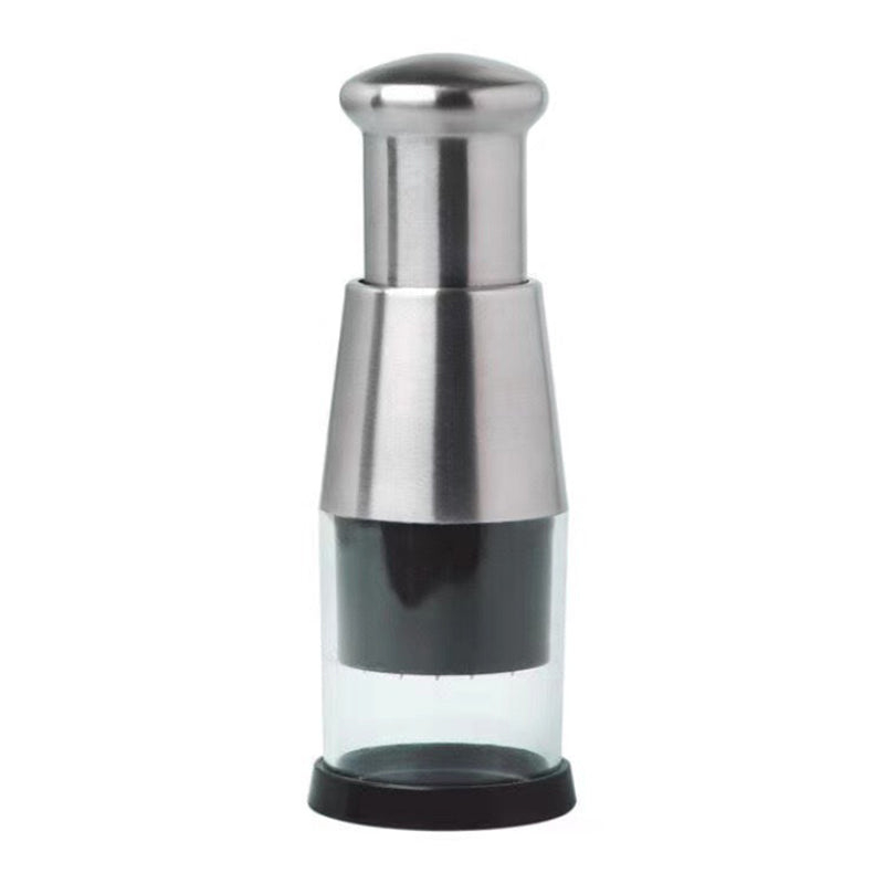 Stainless Steel Manual Kitchen Chopper (for garlic, ginger, herbs, nuts) - V.I.P Digital Presence