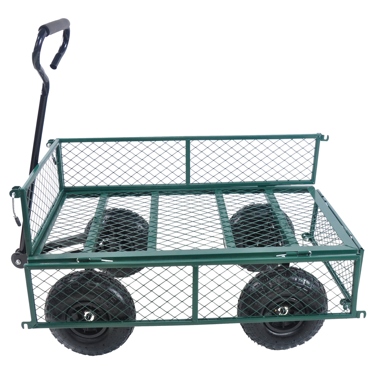 Wagon Cart Garden cart trucks make it easier to transport firewood (green) - V.I.P Digital Presence