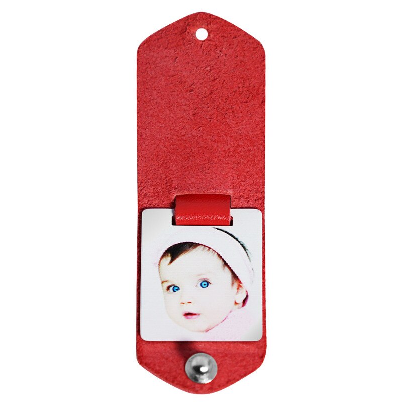 Personal Custom Customized New Baby Born Brand Commemorative Leather Stainless Steel Keychain - V.I.P Digital Presence